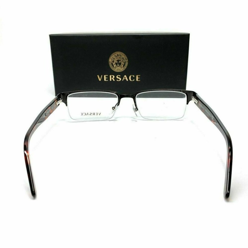 Sale! Versace Brown Rectangular 53mm Men's Glasses - Picture 4 of 4